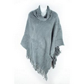 Knitted Acrylic Wholesale Poncho for Women